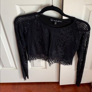 For Love And Lemons Lace Crop Top